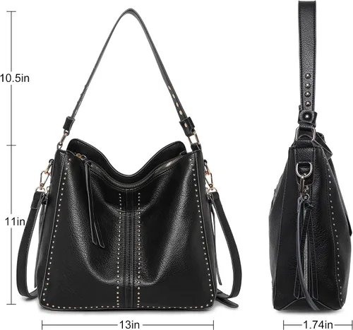 Miniatura 5 de Montana West Hobo Bag for Women Large Conceal Carry Purse and Handbag Crossbody Shoulder Bag with Holster