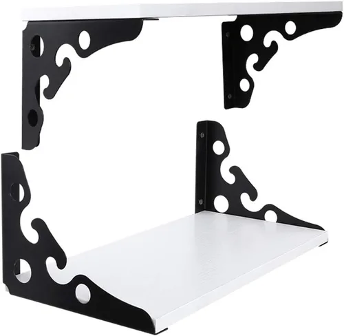 Miniatura 3 de Soportes creativos de pared flotantes de metal triangular, diseño de gancho para colgar perchas de ropa, sala de estar, estudio, dormitorio, baño