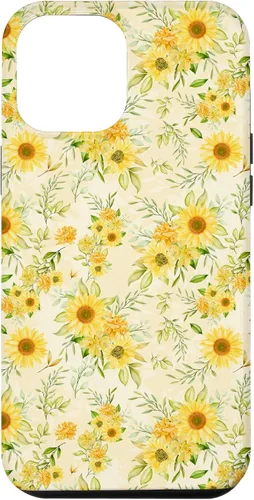 Miniatura 26 de Cute Sunflower Pattern Yellow Pastel Flower Case for iPhone 16