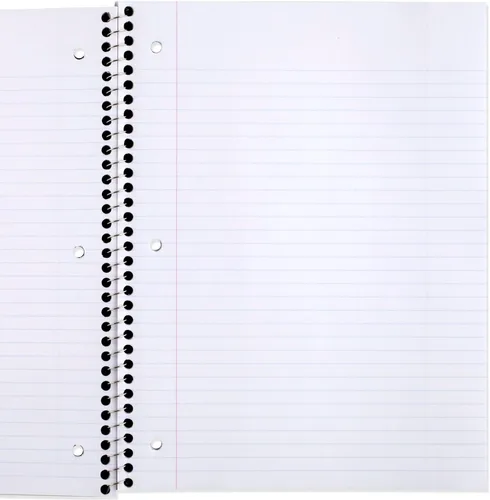 Miniatura 3 de Mead Cuaderno de espiral, paquete de 6, 1 materia, papel rayado universitario, 7-1/2 x 10-1/2 pulgadas, 70 hojas por cuaderno, colores brillantes