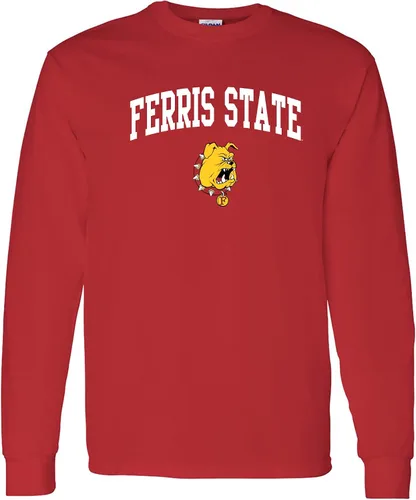 Miniatura 177 de NCAA oficial de College – University Team Color Arco Logo Manga Larga