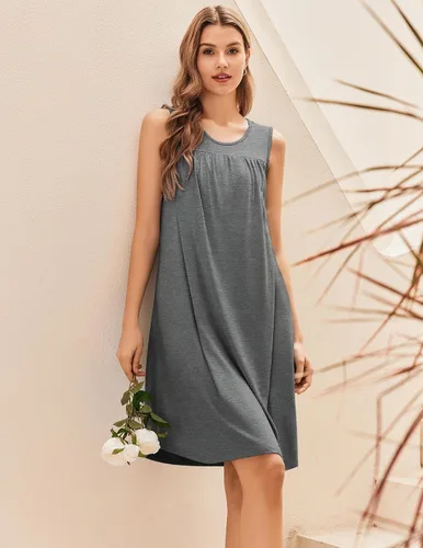 Miniatura 5 de Ekouaer - Camisón de maternidad para mujer (tallas S-XXL)