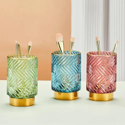 Miniatura 4 de Organizador de brochas de maquillaje, soportes para cepillos de dientes, soporte para lápices de escritorio, taza multifuncional para pinceles