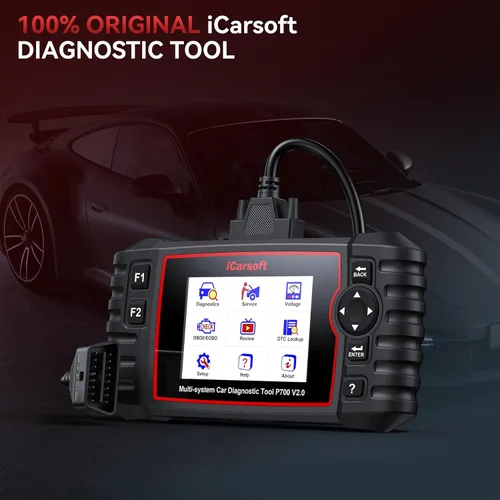 Miniatura 8 de iCarsoft - P700 V2.0 - Escáner de diagnóstico automático para Porsche con diagnóstico del motor/transmisión/ABS/Airbag, lector de código OBD2
