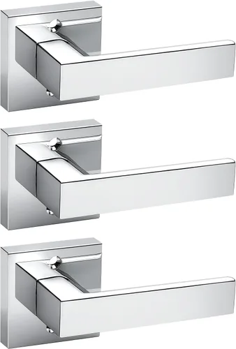 Miniatura 119 de KNOBWELL - Juego de cerradura con 1 picaporte resistente para puertas de una cara, ideal para puertas interiores reversibles, 0.93 libras