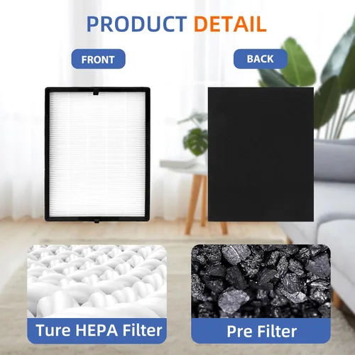 Miniatura 4 de Filtro de repuesto 45i para purificador de aire Alen Breathesmart Flex Bh400 45i grado H13 True HEPA Fresh Filter B4-Pure / Fl40