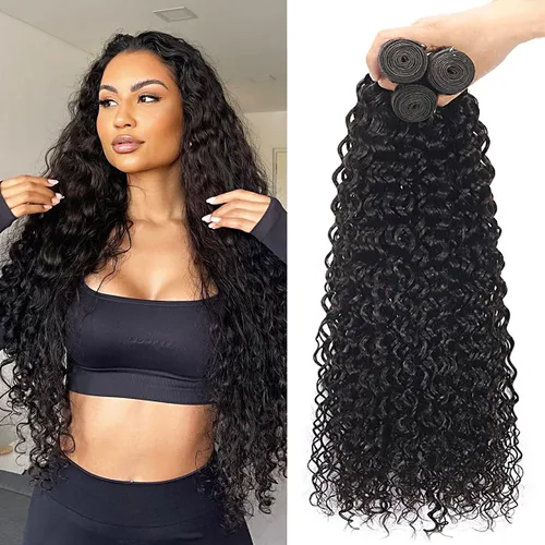 Miniatura 19 de Beautymoon Paquetes de cabello liso negro jet 4 manojos, cabello humano brasileño 14 16 18 20 pulgadas, 100% cabello virgen sin procesar liso, 4