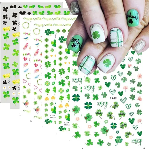 Miniatura 23 de Calcomanías de uñas de gato, 8 hojas de calcomanías autoadhesivas 3D con diseño de gato dorado, plateado, negro, blanco, para niños, niñas, mujeres