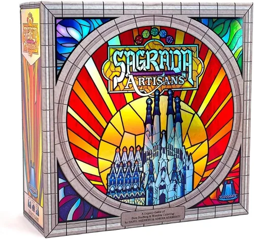 Sagrada Artisans - Un juego de estrategia basado en el galardonado juego de mesa, Sagrada! | Juego de mesa familiar para niños y adultos | A partir