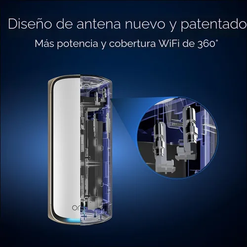 Miniatura 7 de Netgear Orbi Serie 970 Sistema de Red Mallada WiFi de Cuatro Bandas (RBE972S) - Rúter + 1 Extensor Satélite, Características de Seguridad, 27 Gbps