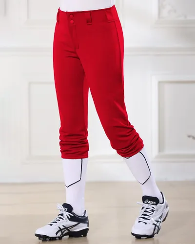 Miniatura 8 de Stelle Pantalones de sóftbol para niñas, pantalones de béisbol para jóvenes, pantalones de lanzamiento rápido con bolsillos, camiseta para niños