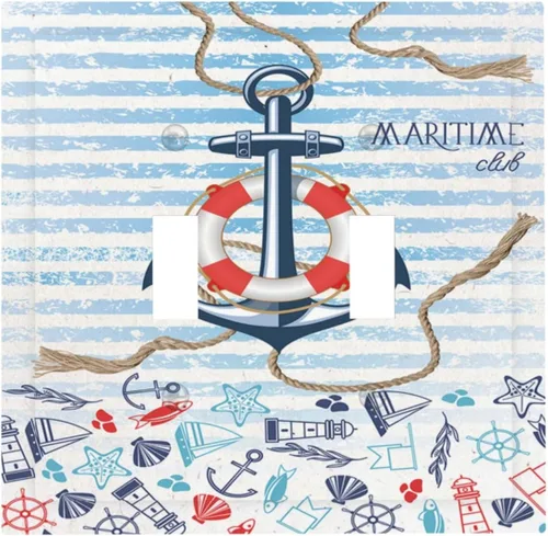 Miniatura 72 de Cubierta de Interruptor de Luz Dibujos Animados Bajo el Mar Animal del Mar Tortuga Marina 1 Pandilla Placa de Pared Cubierta de Interruptor
