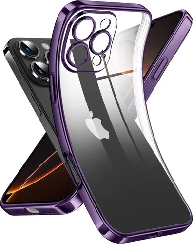Miniatura 58 de Supdeal Funda transparente para iPhone 13 Pro, no amarillea, protección de cámara, probada en caídas de grado militar, transparente, a prueba