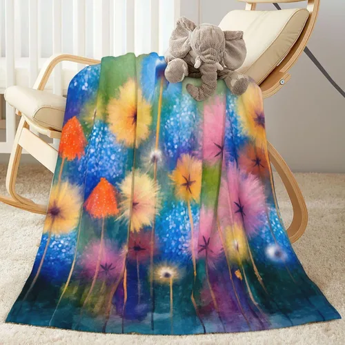 Miniatura 11 de Perinsto Manta de forro polar para niña negra africana, ultra suave y cálida para todas las estaciones, para cama, silla, automóvil, sofá