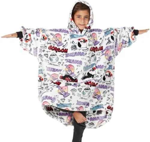Miniatura 16 de THE COMFY Dream Squishmallows Oversized Wearable Blanket for Women and Kids, Ultrasoft Plush Light Microfiber Blankets