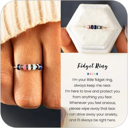 Regalos para hija de mamá, anillo de circón de doble onda, anillos de madre e hija, artículos de moda, regalos de cumpleaños, Navidad, 2025