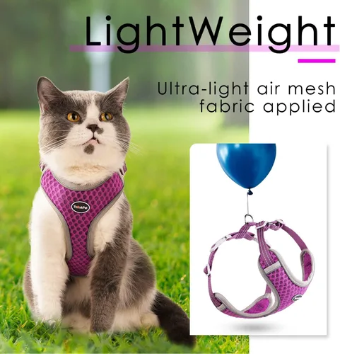 Miniatura 2 de ThinkPet Arnés de ventilación reflectante transpirable suave sin tirones para cachorros, chaleco de ventilación para cachorros pequeños y medianos