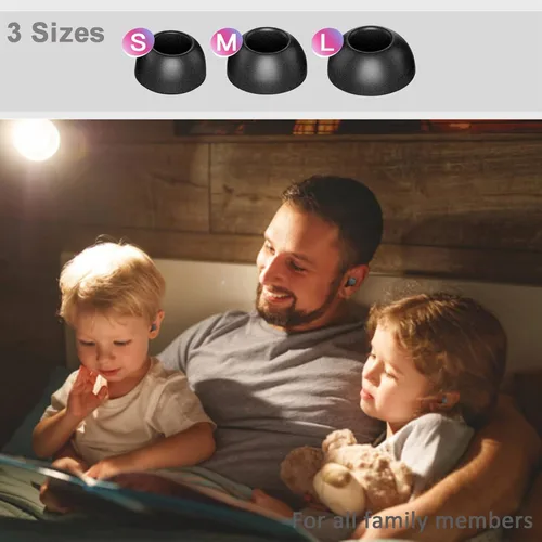 Miniatura 6 de (3 pares) Miimall Compatible con Google Pixel Buds Pro Ear Tips, puntas de espuma viscoelástica de repuesto suaves para Google Pixel Bud Pro 2022