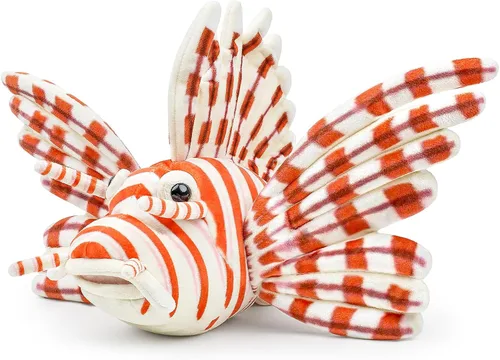 Miniatura 10 de Juguete de peluche Spiny Boxfish – Juguetes de peluche de pez boj espinoso realista, modelo de criaturas marinas súper suaves, colección de regalo