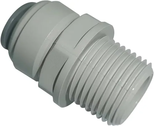 Miniatura 11 de Accesorios de tubo de copolímero de acetal de 1/2" OD, conector de mamparo, empuje para conectar para piezas del sistema de filtro de agua RO