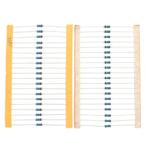 Miniatura 3 de Kit de resistencia, 1460Pcs 73Values 1/4W 1% Tolerancia 1 ohm-1M ohm Resistencia de película metálica Kit surtido de componentes electrónicos