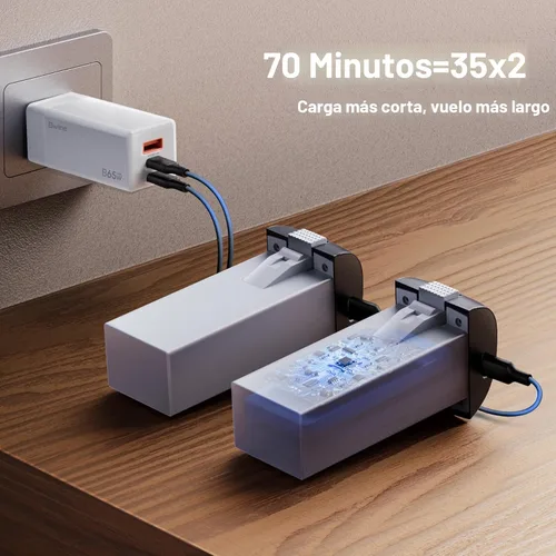 Miniatura 6 de Bwine F7GIM 6K Photo Drone con cámara para adultos, cardán sin escobillas de 3 ejes, video 4K/30fps, control inteligente GPS, más tiempo de vuelo
