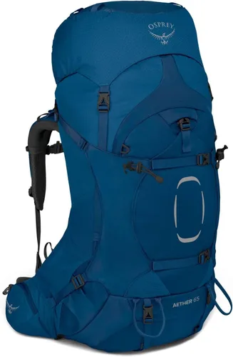 Miniatura 18 de Osprey Aether 65L Mochila de mochilero para hombre, color negro, S/M, ajuste extendido
