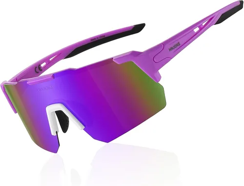 Miniatura 10 de Sports Polarized Sunglasses, UV 400 Protection Sun Glasses Women, Mens Glasses for Cycling Biking Running Rosa