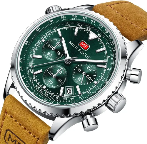 Miniatura 2 de AIMES Mens Watches for Men Casual Chronograph Waterproof Sport Military Watch Analog Quartz Movement Stylish Luxury Dress Wrist Watch Elegant Gift