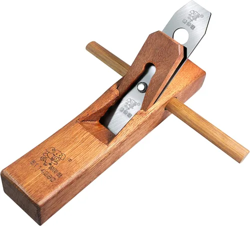 Cepilladora de mano, cepilladora de madera, plana de mano perfecta para carpintería, cepillado de banco, alisado de superficie de puerta