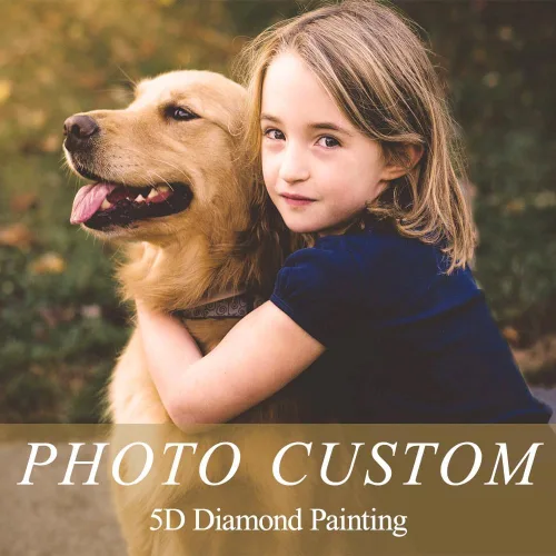Miniatura 8 de Pintura de Arte de Diamante Personalizada Arte de Diamante Personalizado para Adultos Kits de Fotos Personalizados, Regalos de Fotos Personalizados