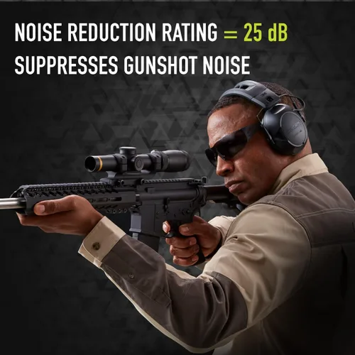 Miniatura 5 de Peltor Sport Tactical 500 - Orejeras de protección auditiva Bluetooth, clasificación de reducción de ruido de 25 dB, auriculares electrónicos