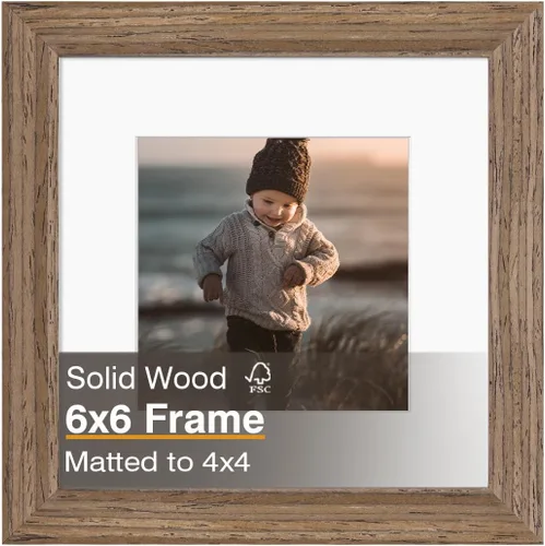 Miniatura 187 de KINLINK 3.5x5 Picture Frame, Ash Black Solid Wood Frame with Plexiglass for Table Top and Wall Mounting, Photo Frame for Horizontal or Vertical
