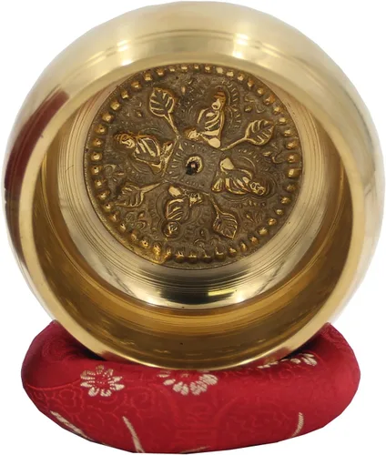 Miniatura 4 de DharmaObjects Yoga Meditación Buda Cantando Tazón Cojín Mallet Llevar Bolsa Set Regalo