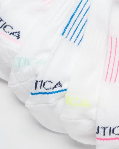 Miniatura 5 de Nautica Calcetines deportivos de corte bajo para mujer (paquete de 6)