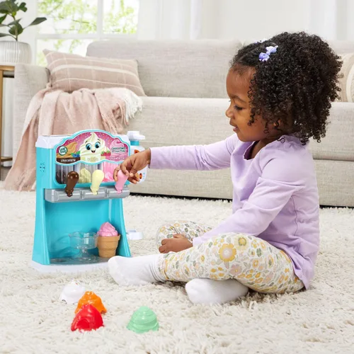 Miniatura 8 de LeapFrog Count and Swirl - Juego para hacer helados para niños a partir de 2 años, color azul