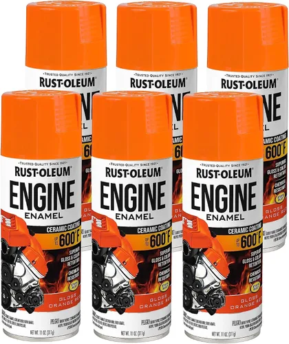 Miniatura 34 de Rust-Oleum 366437 Pintura en aerosol de esmalte para motor, 11 oz, Cast Coat Iron, (paquete de 1)