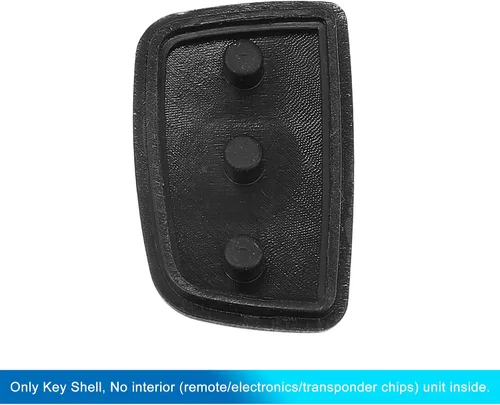 Miniatura 4 de X AUTOHAUX 3 botón coche remoto Fob caso inserto de goma almohadilla teclado reemplazo para Hyundai