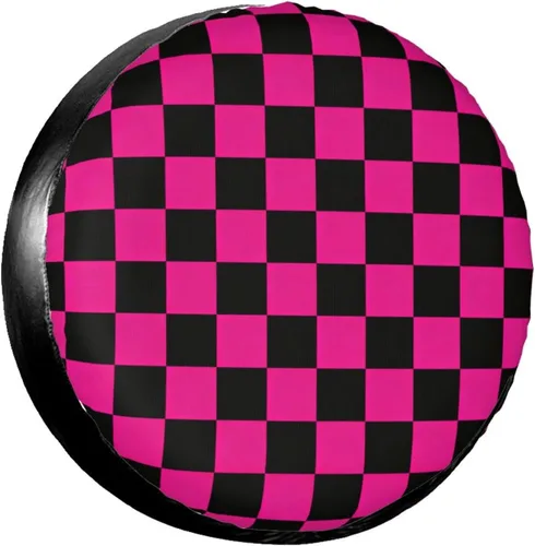 Miniatura 12 de Bee Crown Flowers Embroidery Spare Tire Cover Wheel Protectors Dust-Proof Wheel Tire Cover Fit Trailer, Rv, Sand Many Vehicle 14inch