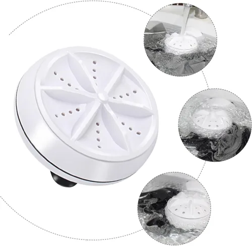 Miniatura 2 de Homoyoyo Mini lavadora portátil USB Turbo Lavadora para viajes, negocios y escuela, simulador de lavado a mano ligero, eliminación de manchas
