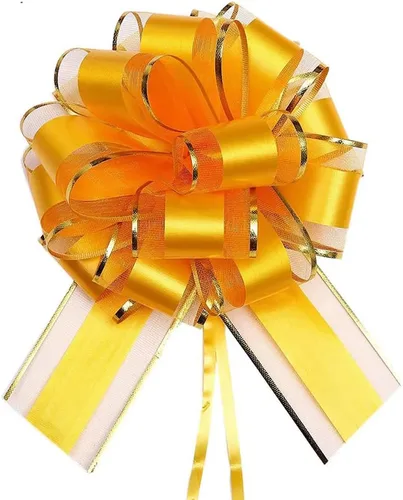 Miniatura 10 de 6 piezas de arcos tirados, arco de regalo de 15 cm, arcos tirados para Navidad, bodas, cestas de San Valentín, baby shower, día de la madre