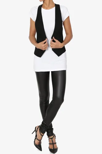 Miniatura 6 de TheMogan chaleco ajustable en la espalda para mujer.