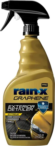 Rain-X PRO 620179 Spray de detalle exterior de grafeno, 16oz - Tecnología de escudo de grafeno que elimina suavemente los contaminantes ligeros y la