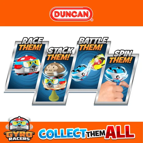 Miniatura 5 de Duncan Toys Gyro Racer - Juguete de carreras con tecnología Gyro, Duncan Boy