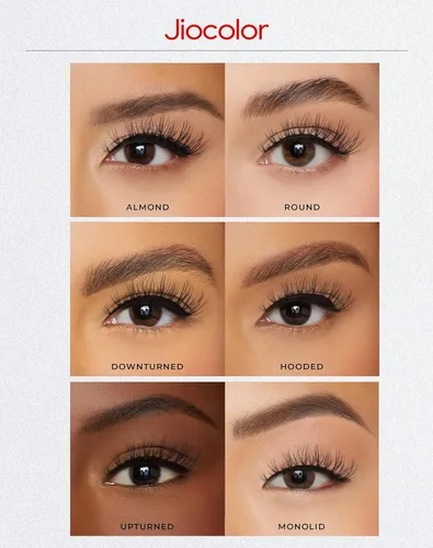 Miniatura 6 de Jiocolor Pestañas postizas de aspecto natural, con diseño de zorro, pestañas postizas de ojo de gato, pestañas postizas suaves de visón, paquete