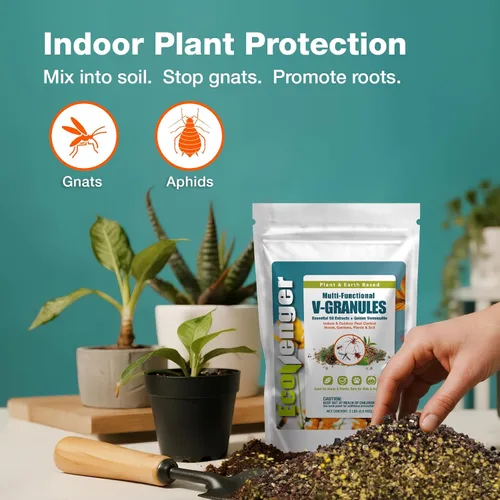 Miniatura 7 de EcoVenger Bolsa multiusos de gránulos en V, horticultura o uso doméstico para protección en interiores y exteriores contra insectos y roedores