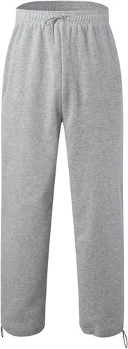 Miniatura 2 de GIERIDUC Men's Twill Relaxed Fit Cargo Pant Wide Leg Tracksuit Bottoms Mens Fashion Dress Pants Black and White Leggings