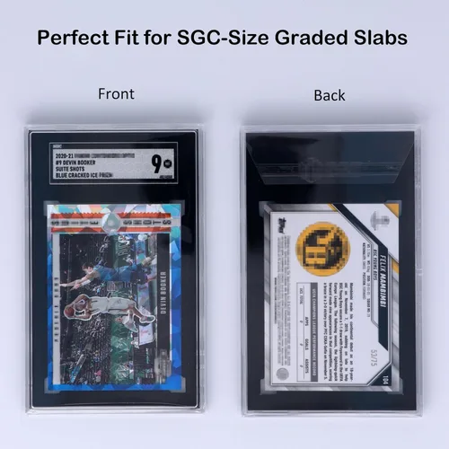 Miniatura 2 de Fundas de tarjeta graduadas resellables para losas de tamaño SGC, fundas de ajuste exacto para losas graduadas de tamaño SGC y similares