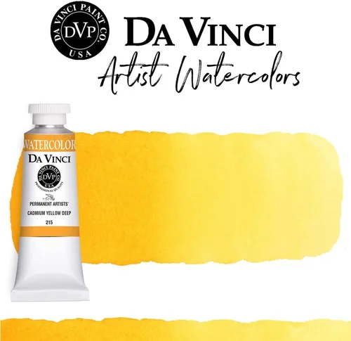 Miniatura 216 de DA VINCI PAINTS Pintura Acuarela Profesional para Artistas, Alizarin Crimson (Quinacridone), 37ml Índigo