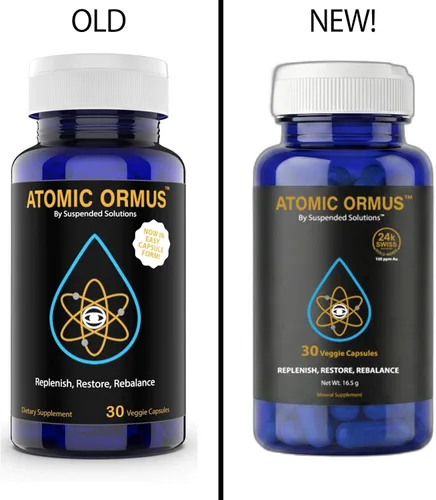 Miniatura 2 de Atomic Ormus Cápsulas monoatómicas de oro de 24 quilates en el interior, 30 cápsulas, oro de 24 quilates, platino iridio ORMUS, energéticamente